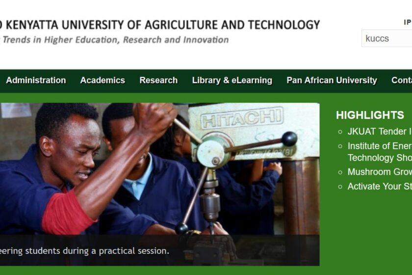 JKUAT KUCCPS admission letters and list, 2019