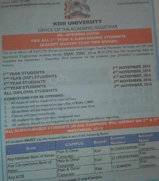 kisii university