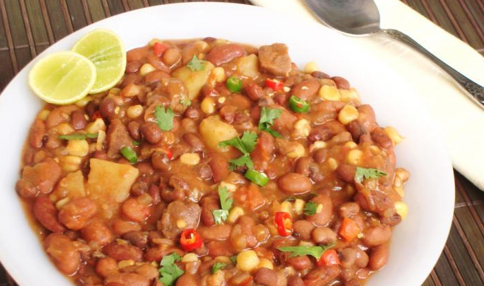 Local Kenya Githeri meal