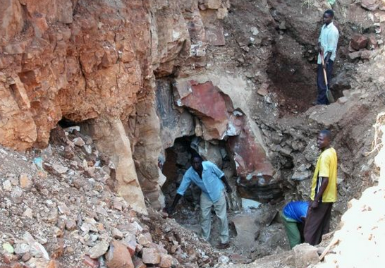 Soapstone Mining Quarry in Tabaka