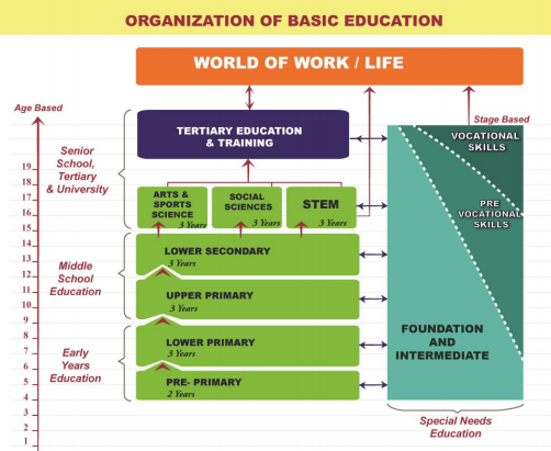 basic education model of new curriculum 2-6-6-3 system in kenya