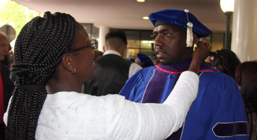 Kipchumba Murkomen in America with Family for Graduation