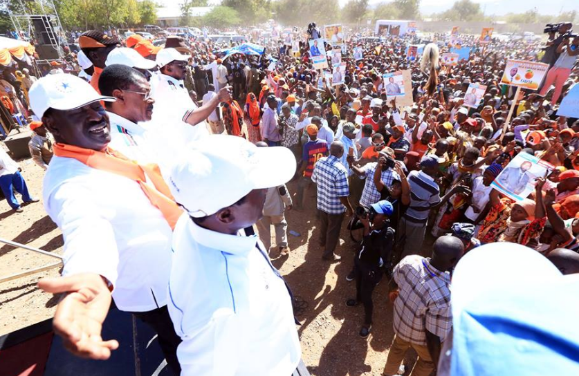 Raila Odinga, Kalozon in NASA Rally in Isiolo