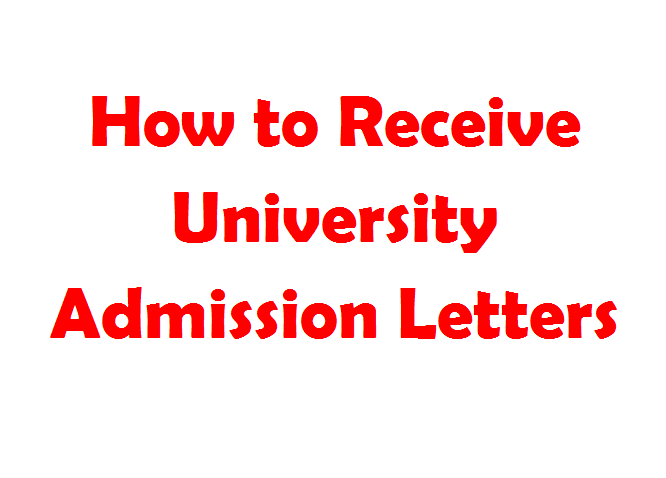 how to receive your university admission letter and helb application process