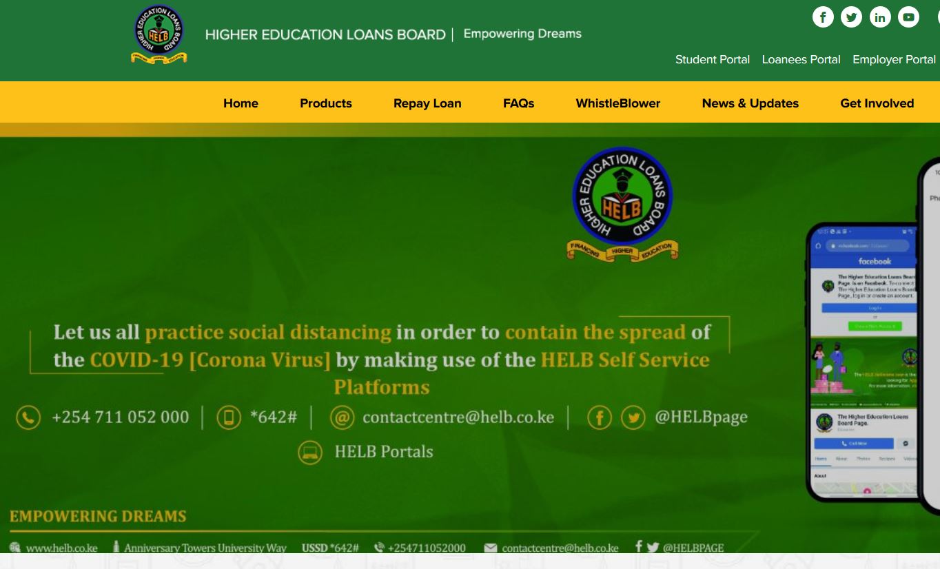 HELB Loan application procedure for first time applicants