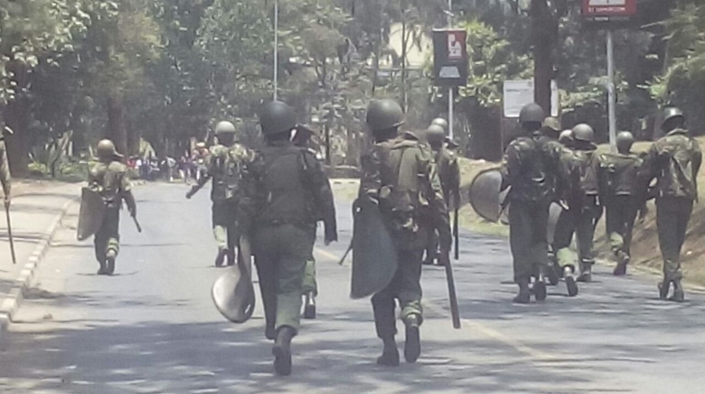 Police Brutalize University of Nairobi Students Over Babu Demos