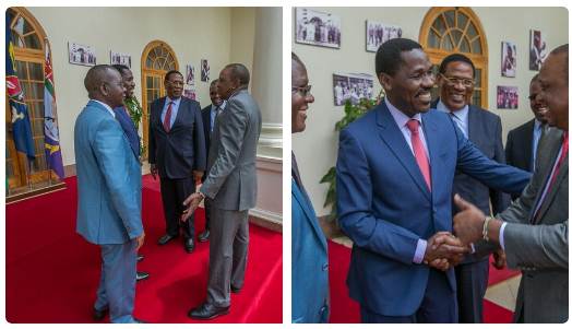 President Uhuru receives former Meru Governor Peter Munya at State House