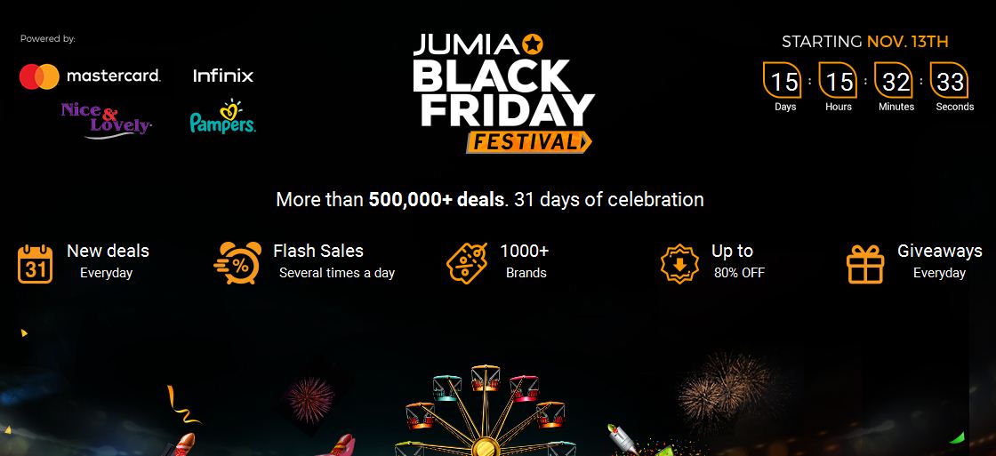 Jumia Kenya Black Friday 2017 Dates, Offers and Deals list