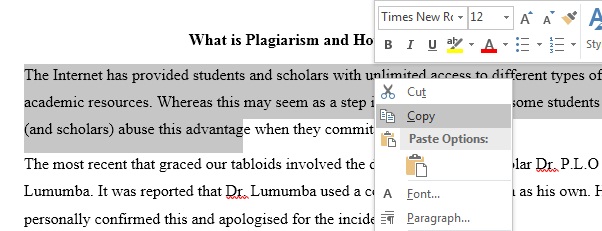 What is Plagiarism and tips on how to Avoid it