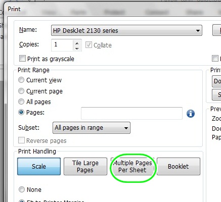 How to Print Multiple Pages Per Sheet from Foxit Reader