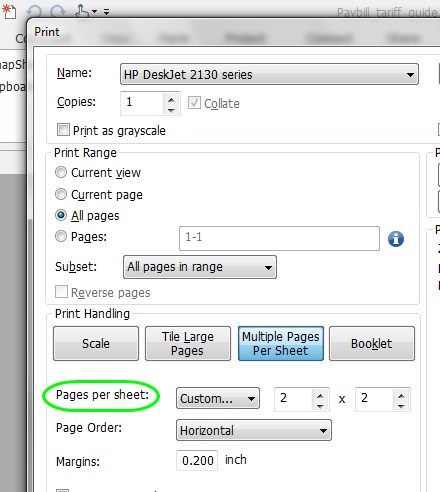 How to Print Multiple Pages Per Sheet from Foxit Reader