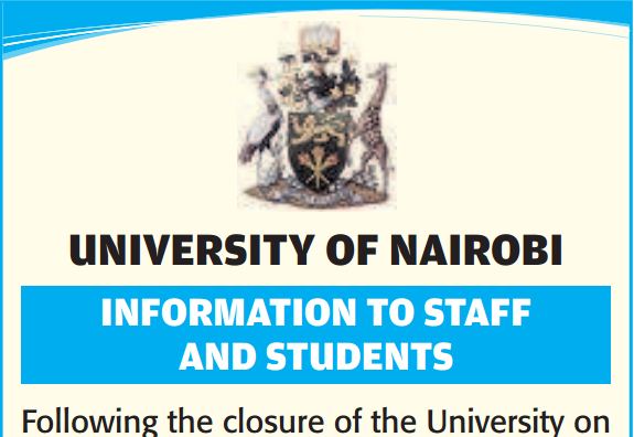 university of nairobi re-opening dates after students protests