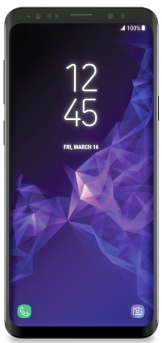 The Samsung galaxy S9 Plus