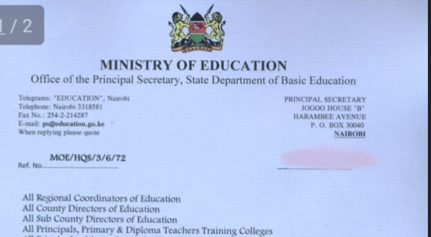 When schools be closing for first term 2019 in Kenya, ministry of education dates