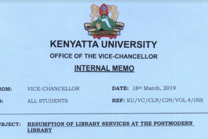 kenyattta university postmodern library incidence , breakage of tiles, lift collapse