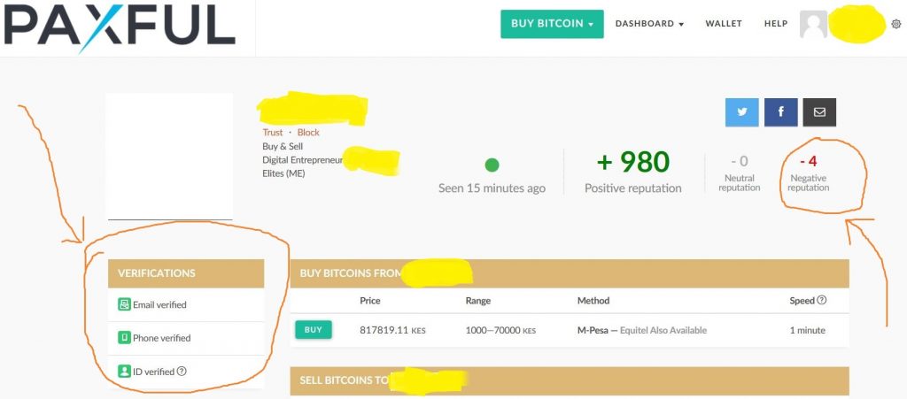 Selecting Genuine Paxful Bitcoin Seller, Kenyan