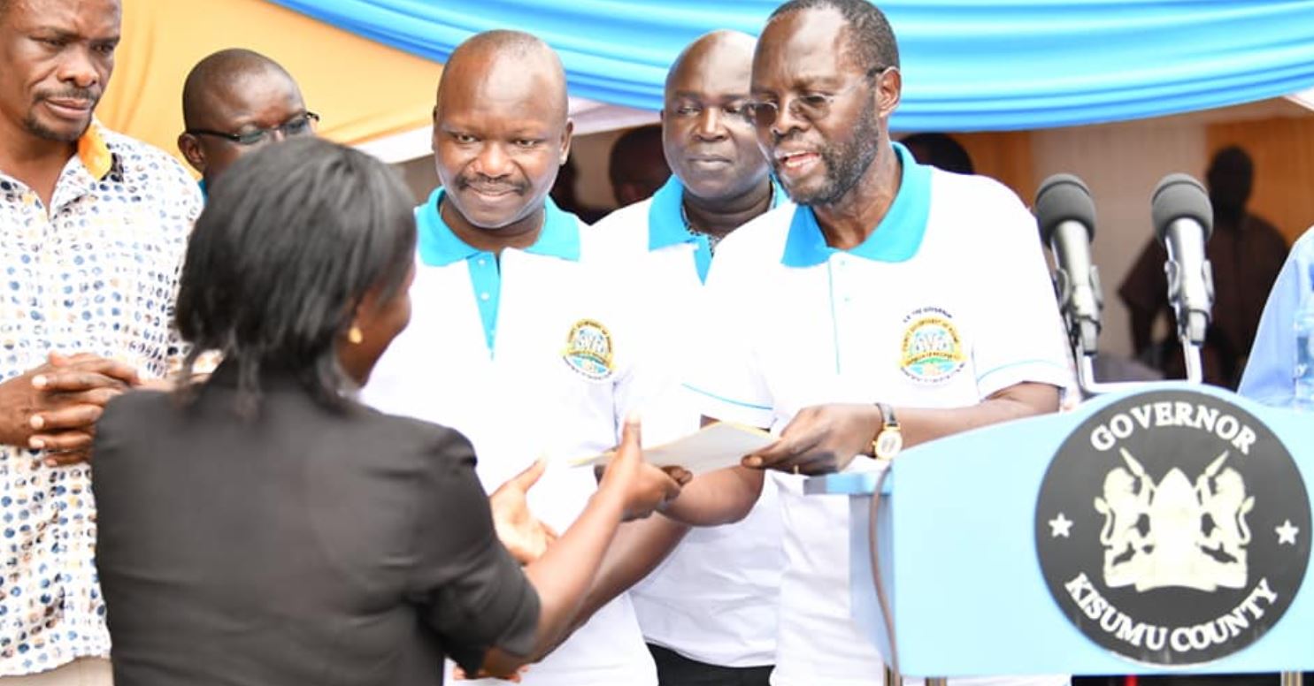 Kisumu County ECD Teachers receiving double salary increase from Governor Anyang Nyongo