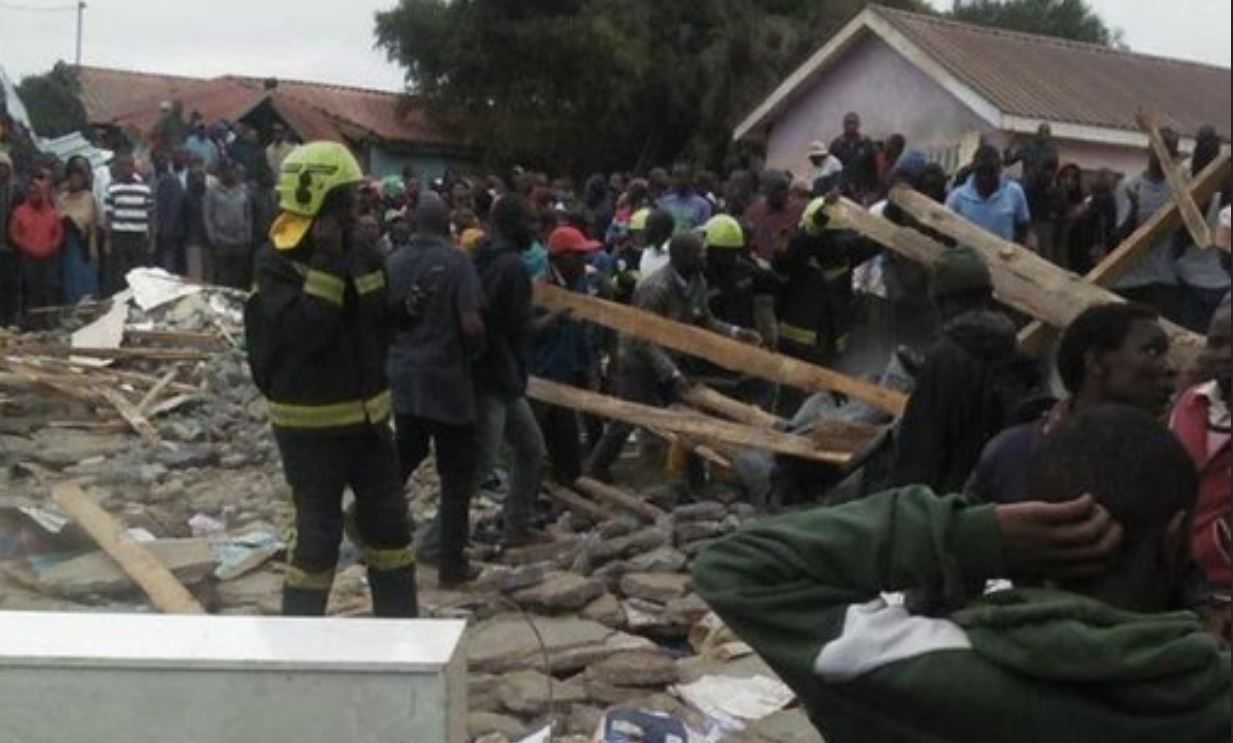 Photo of Ongoing rescue operation at Precious Talent School collapsed classrooms