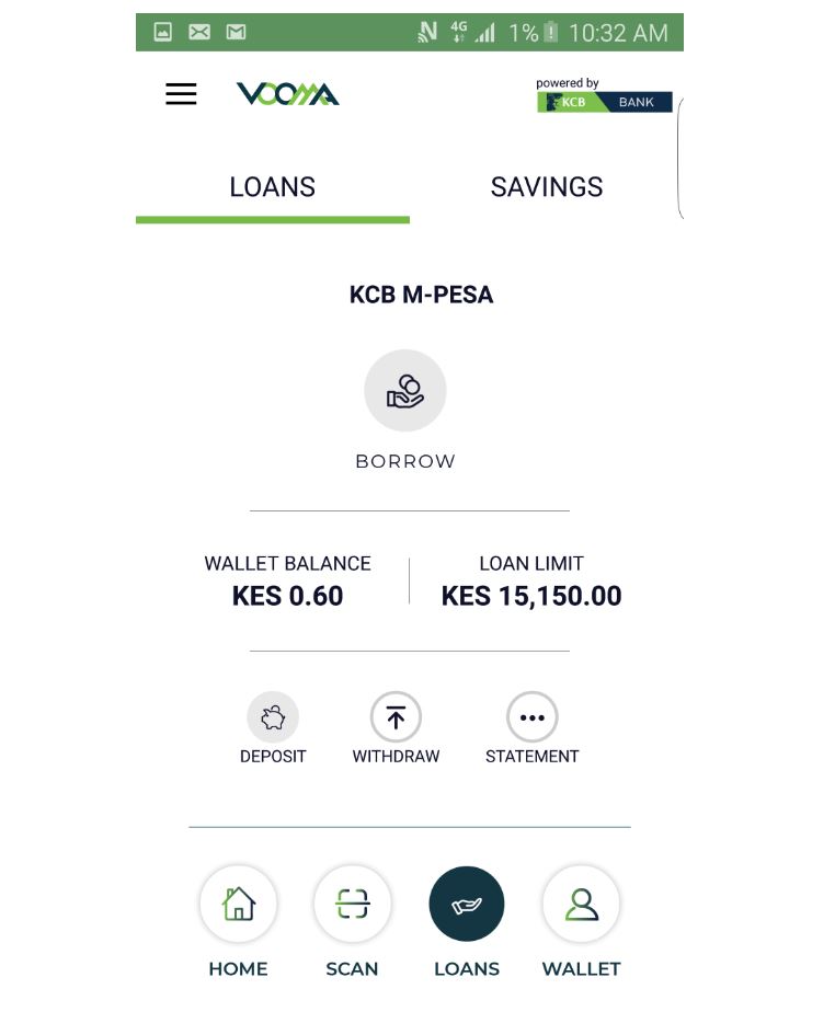 Vooma Loans app by KCB Mpesa