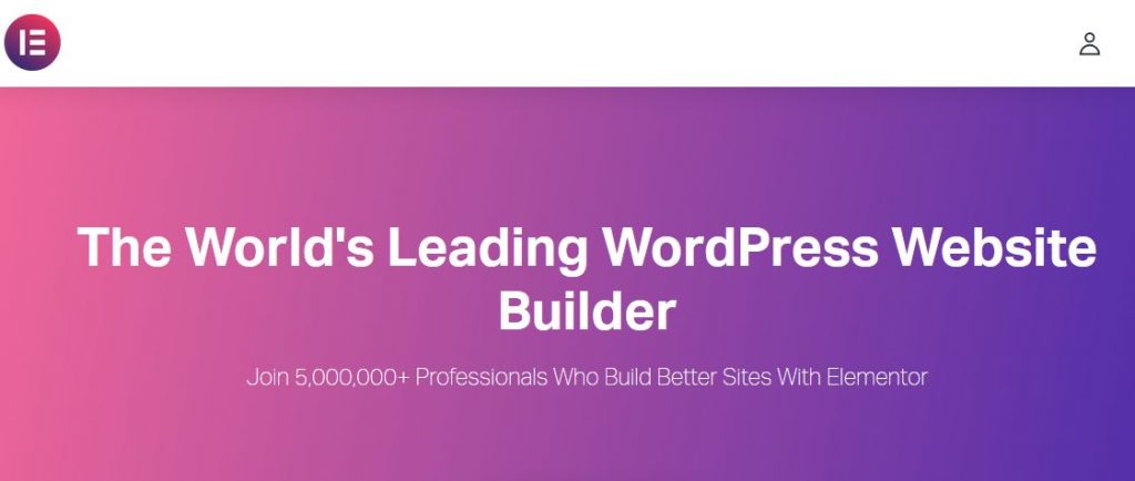 Elementor, website page builder