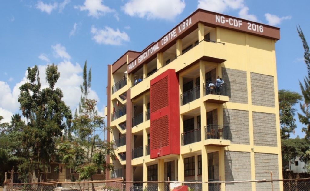 Raila Educational Centre, Kibra cdf building