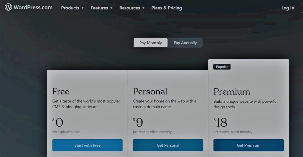 WordPress Hosting Plans