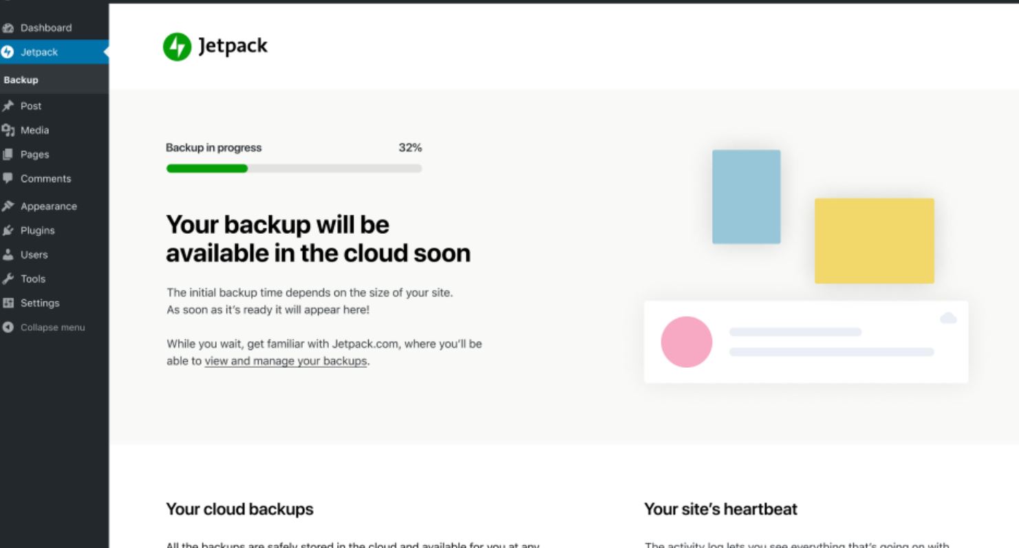 Jetpack Backup, WordPress Backup and Restore plugin