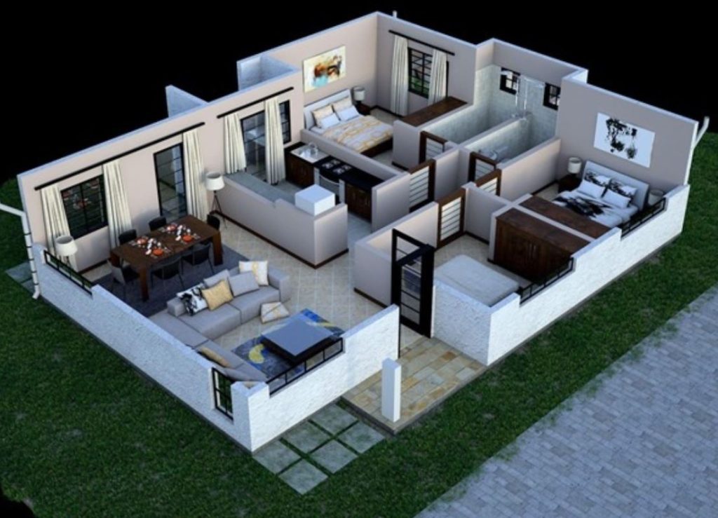 3 bedroom house plan