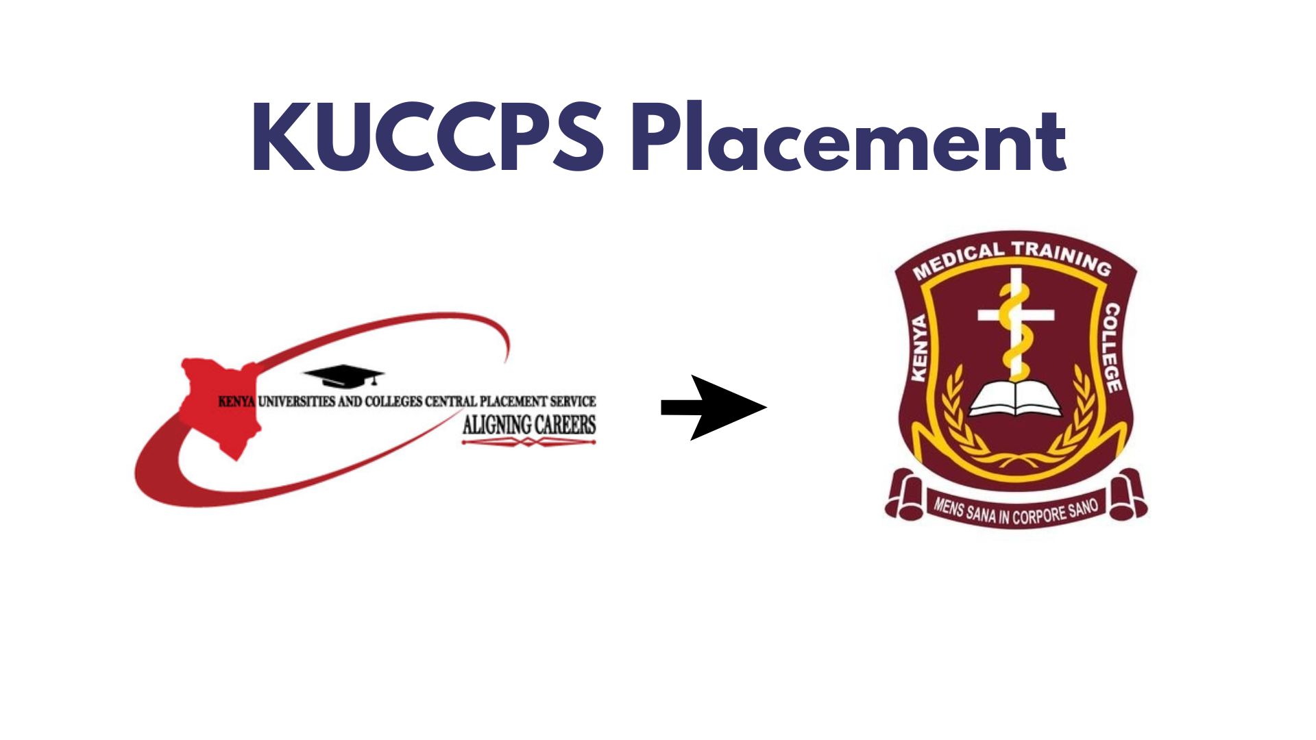 Using KUCCPS to apply for KMTC courses and placement