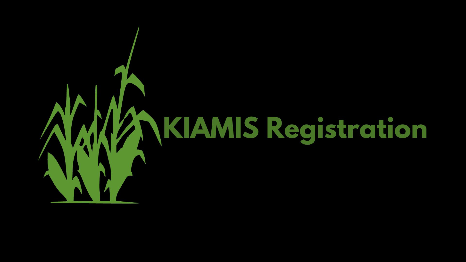 KIAMIS registration procedure for farmers and enumerators