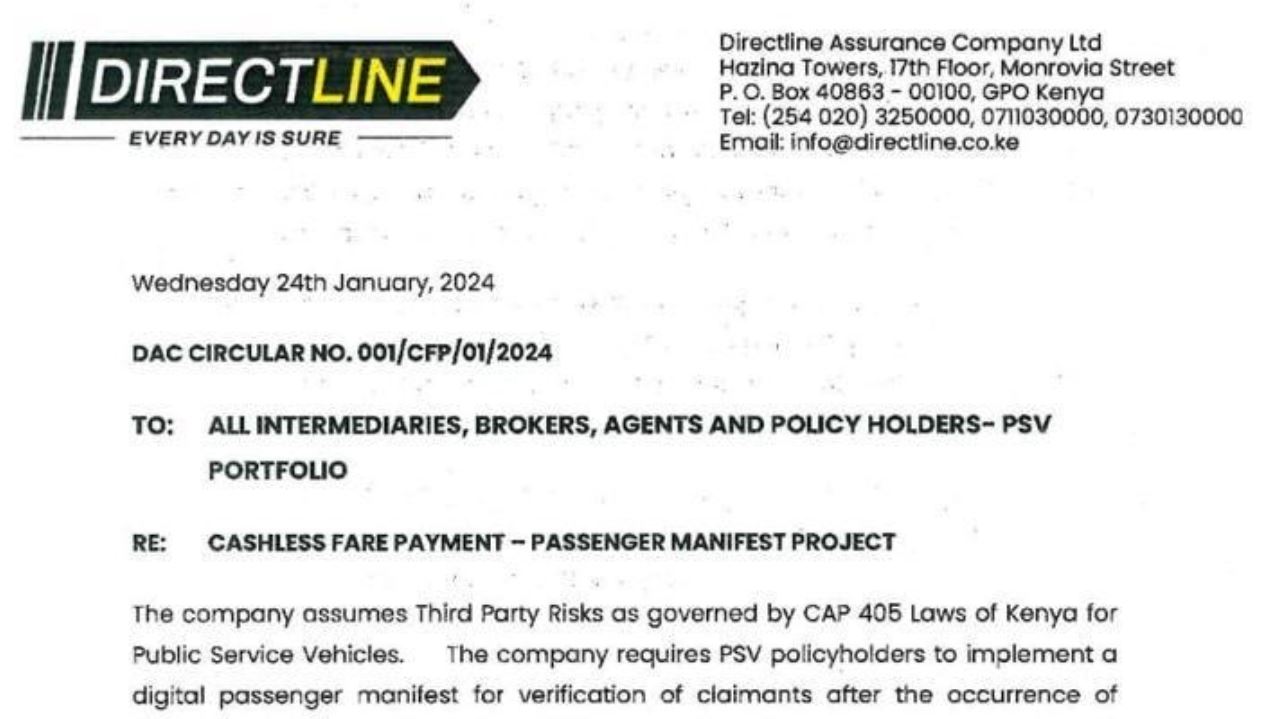 PSV Vehicles passengers now required to use cashless payment